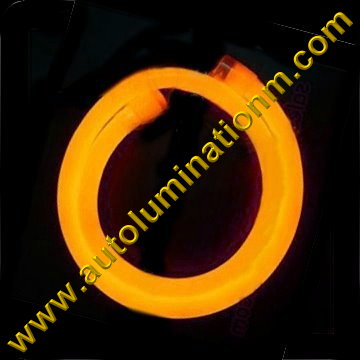 Flexible Neon LED EL Wire Tubing Amber