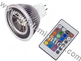 MR16 Led Color Changing Light With Remote Control