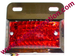 Dual Ciircuit Truck Trailer Side Marker Led Light Red